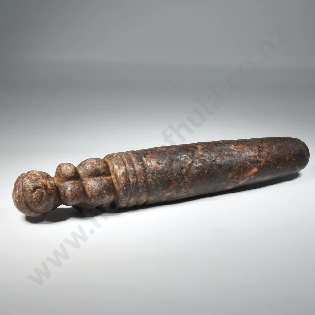 Ancient Jade Object with Figure Atop Image 1++