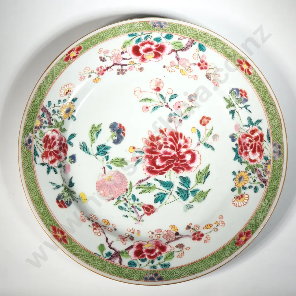 Antique Chinese Famille Rose Porcelain Decorated With Soft Pink Peonies Image 1++