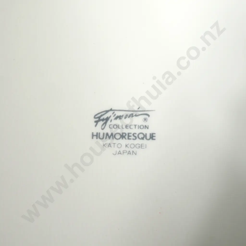 Four Kato Kogei Japan Humoresque Fujimori Plates. Mid Century Image 1++