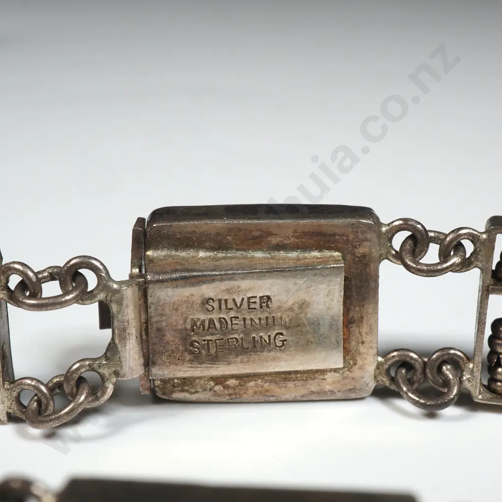 Sterling Silver Oriental Abacus Bracelet Image 1++