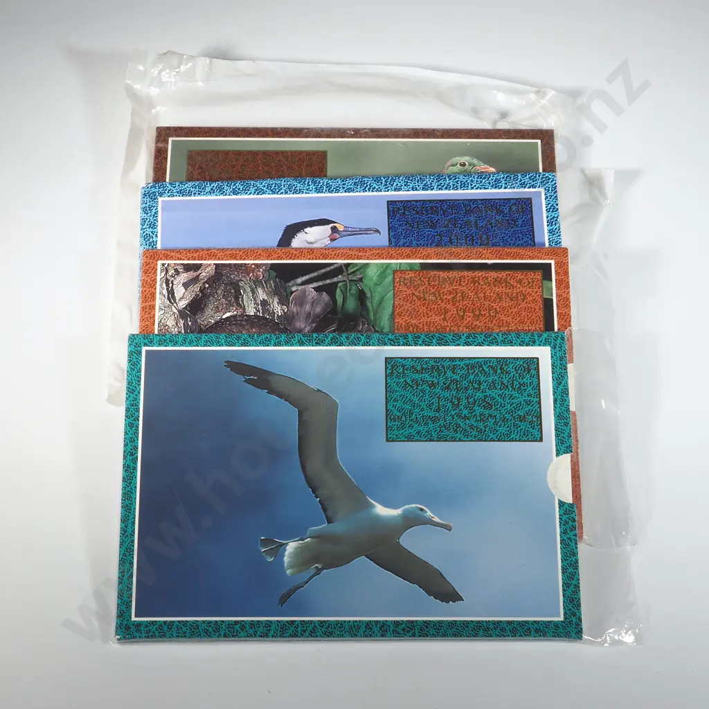 Four New Zealand UNC Coin Sets  Image 1++