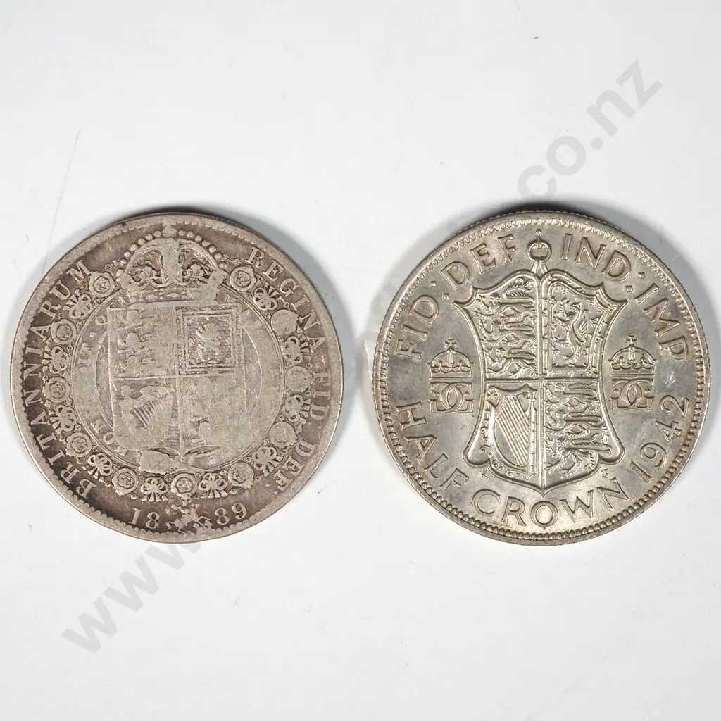 Two United Kingdom Halfcrowns Image 1++