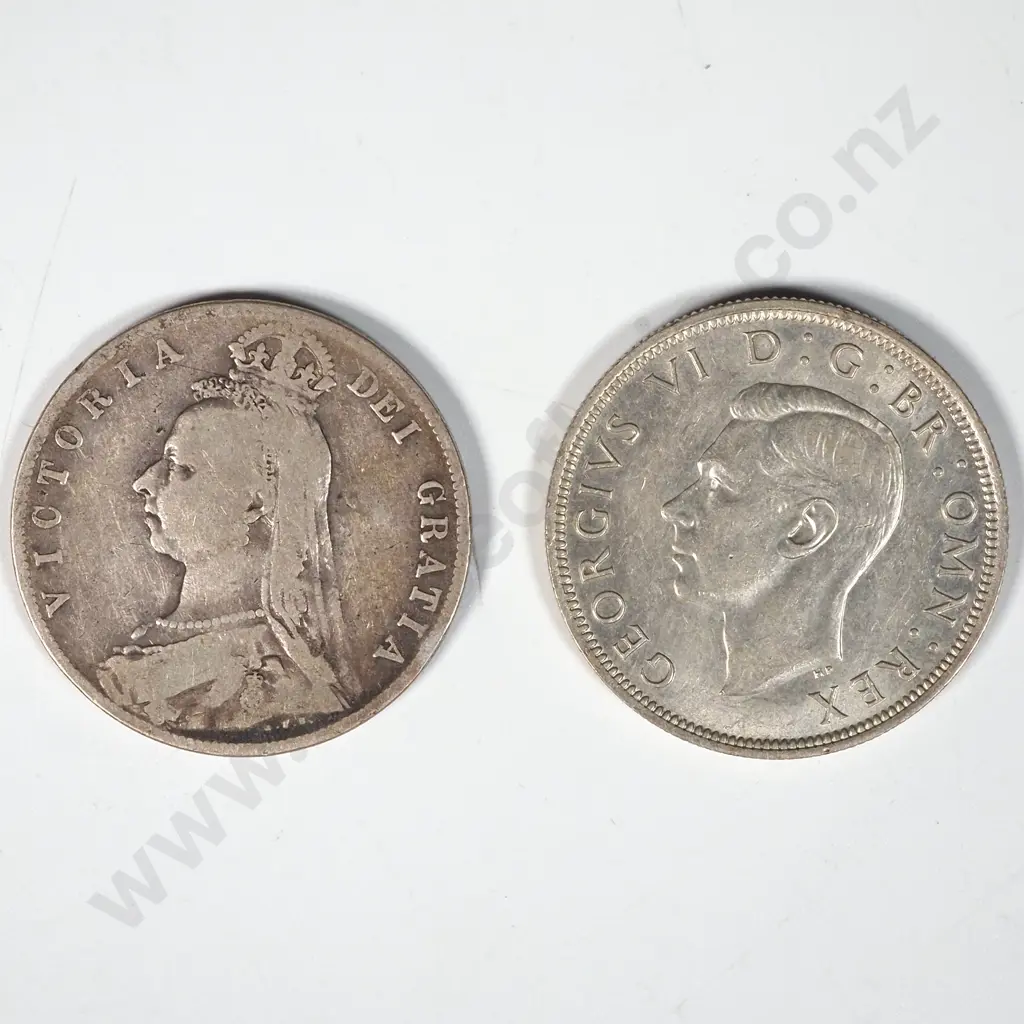 Two United Kingdom Halfcrowns Image 1++