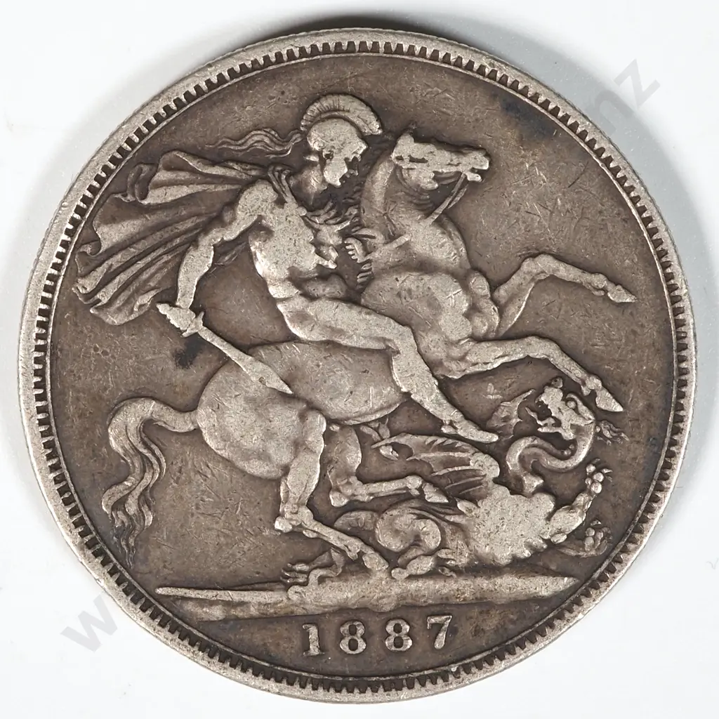 1887 United Kingdom Crown  Image 1++