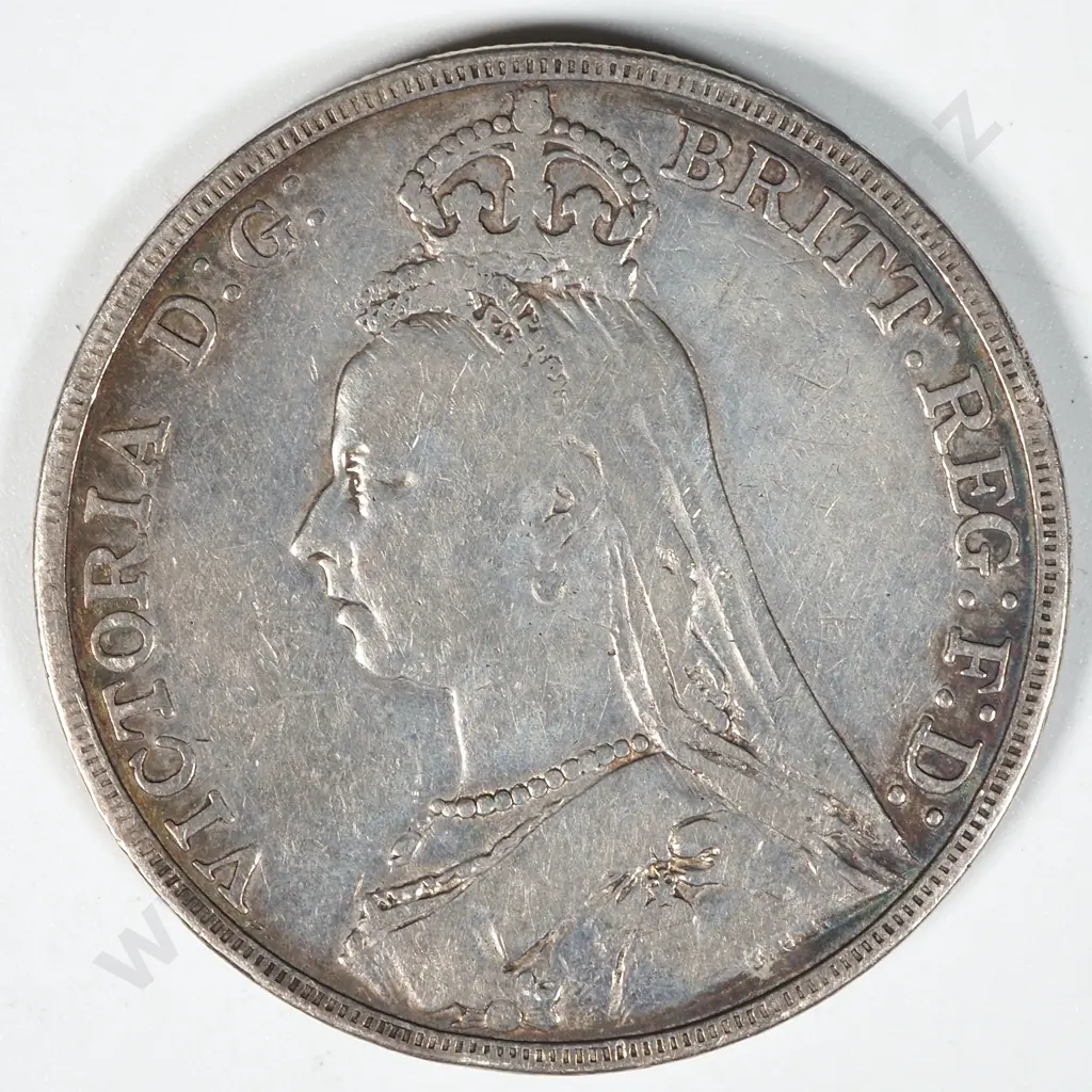 1891 United Kingdom Silver Crown  Image 1++