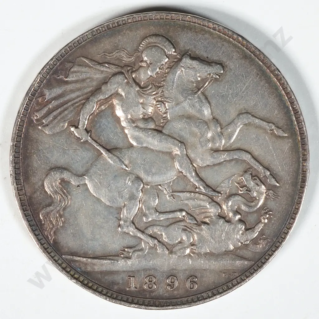 1896 United Kingdom LX Crown  Image 1++