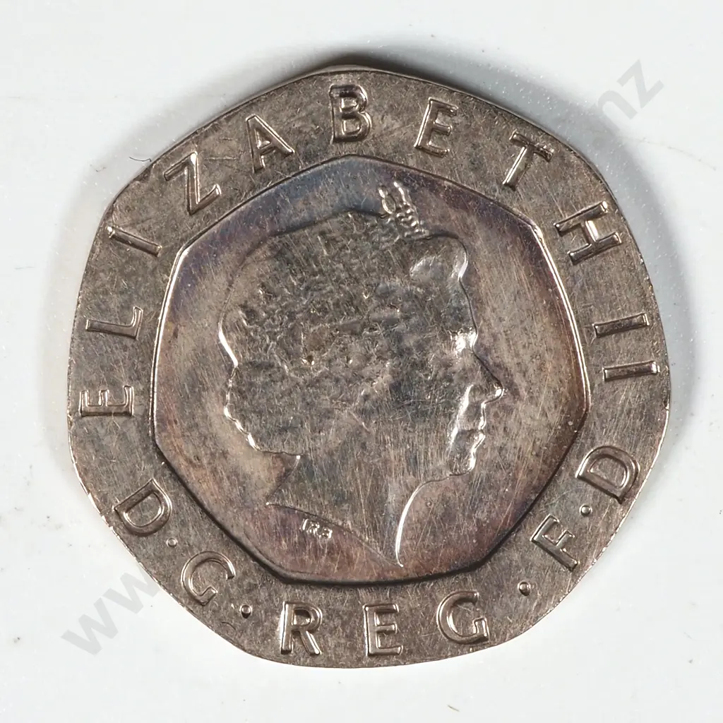 2009 United Kingdom 10 Pence Mule Error Coin  Image 1++