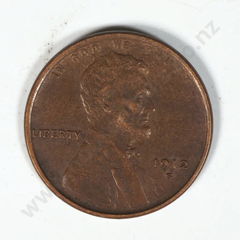 1912 S United States of America One Cent - Scarcer Date  Image 1++