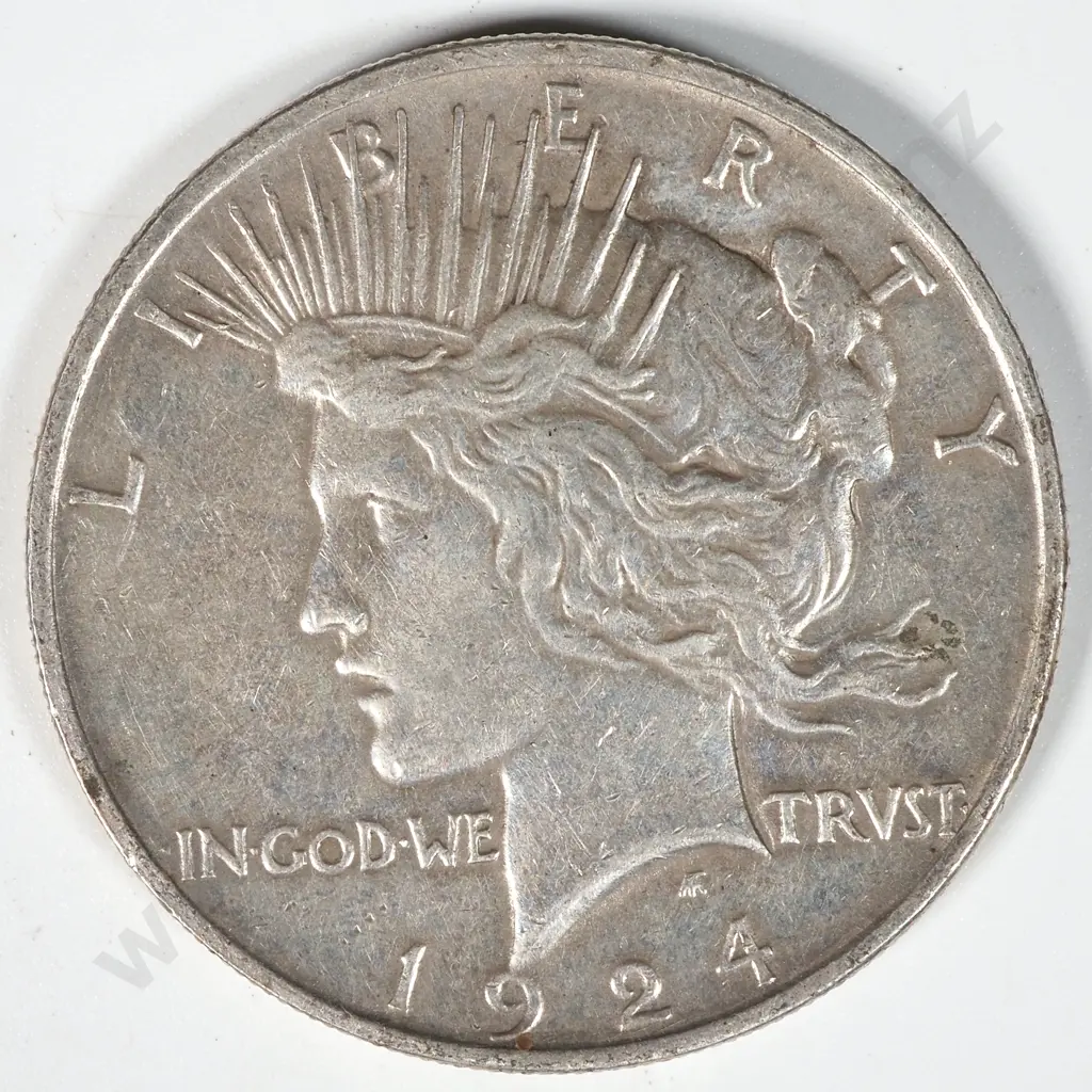 1924 United States of America Liberty One Dollar Coin  Image 1++