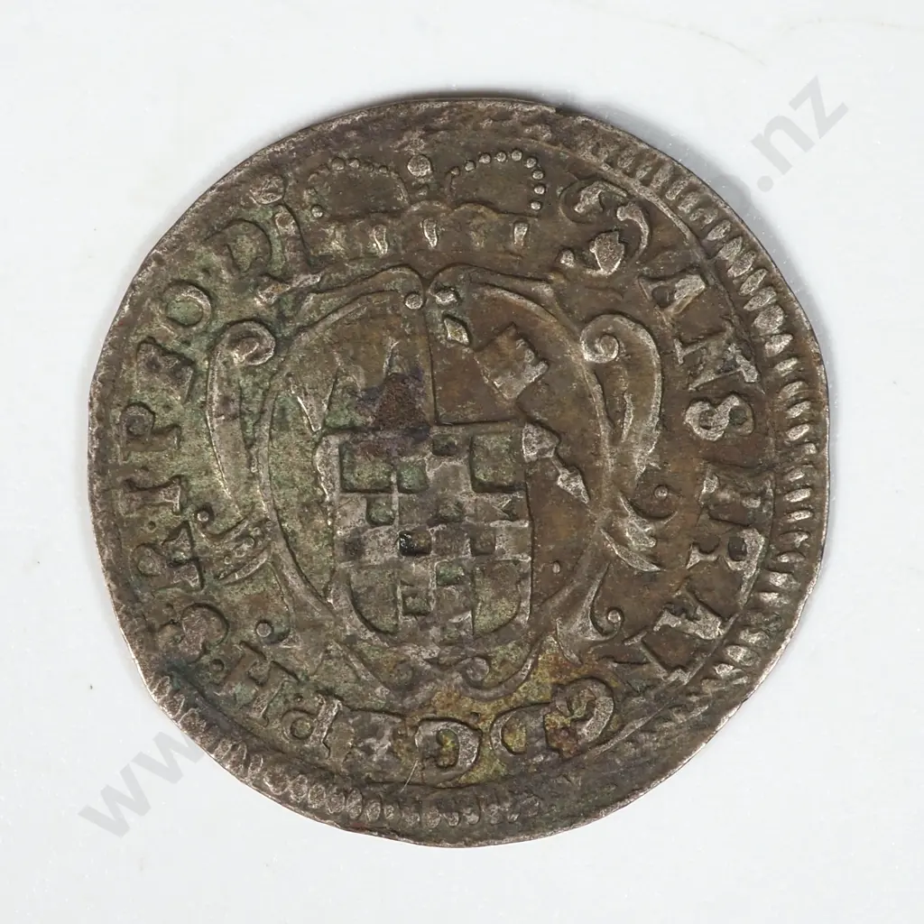 1747 One Shilling Anselm Francis of Ingelheim Coin  Image 1++