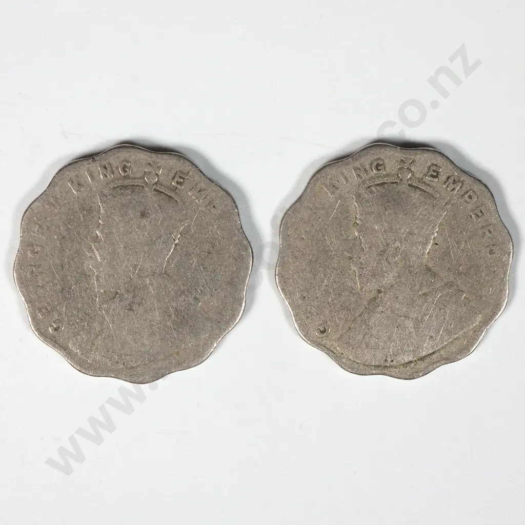 1913/1916 British India 1 Anna Coins  Image 1++