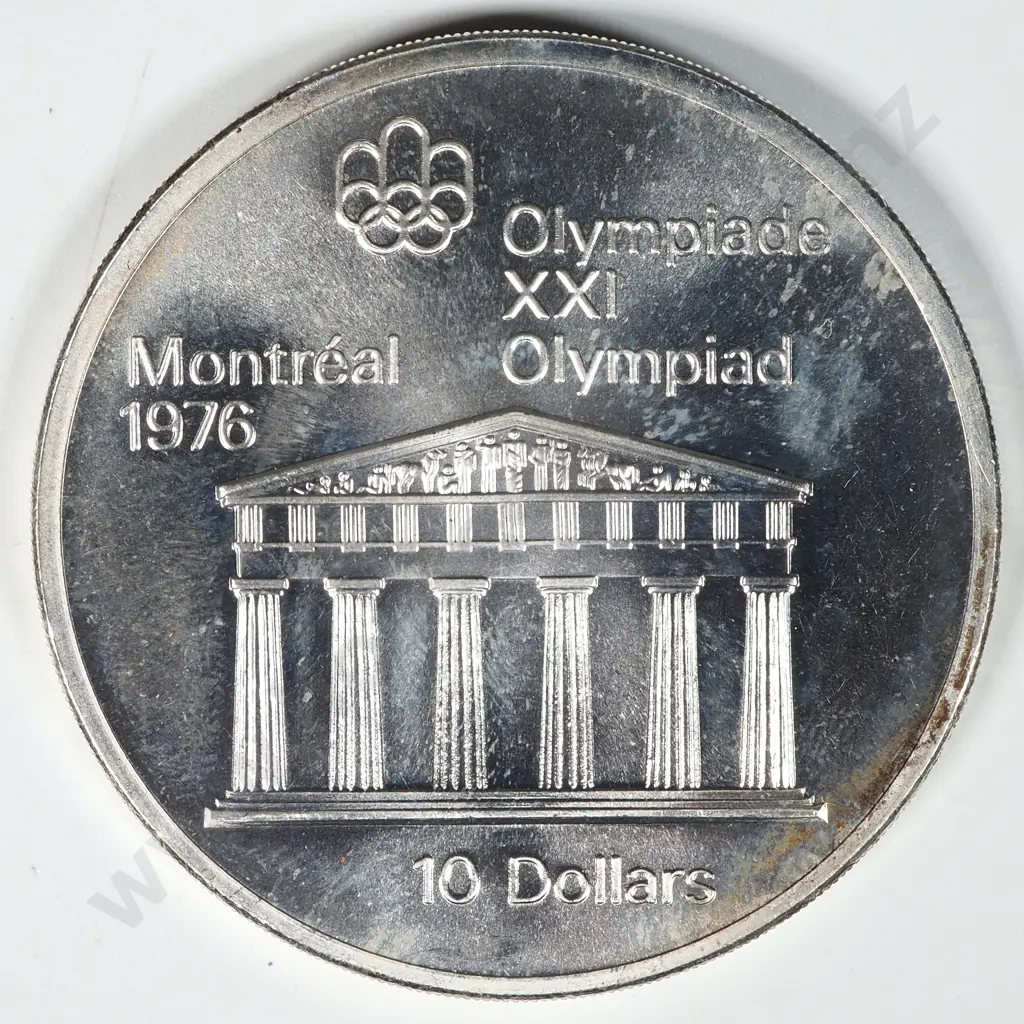 1976 Canada Silver $10 Coin - ASW 44.95 Grams  Image 1++