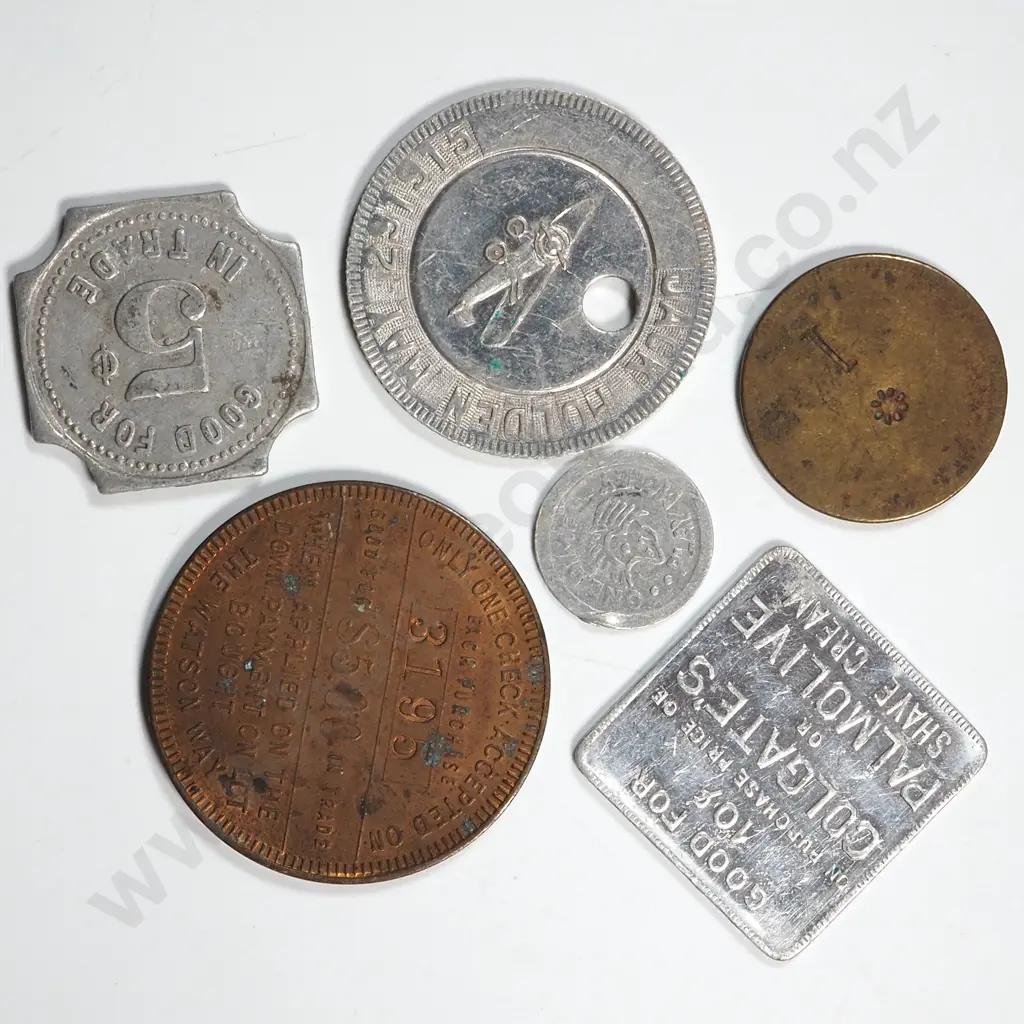 Assorted Vintage Tokens  Image 1++