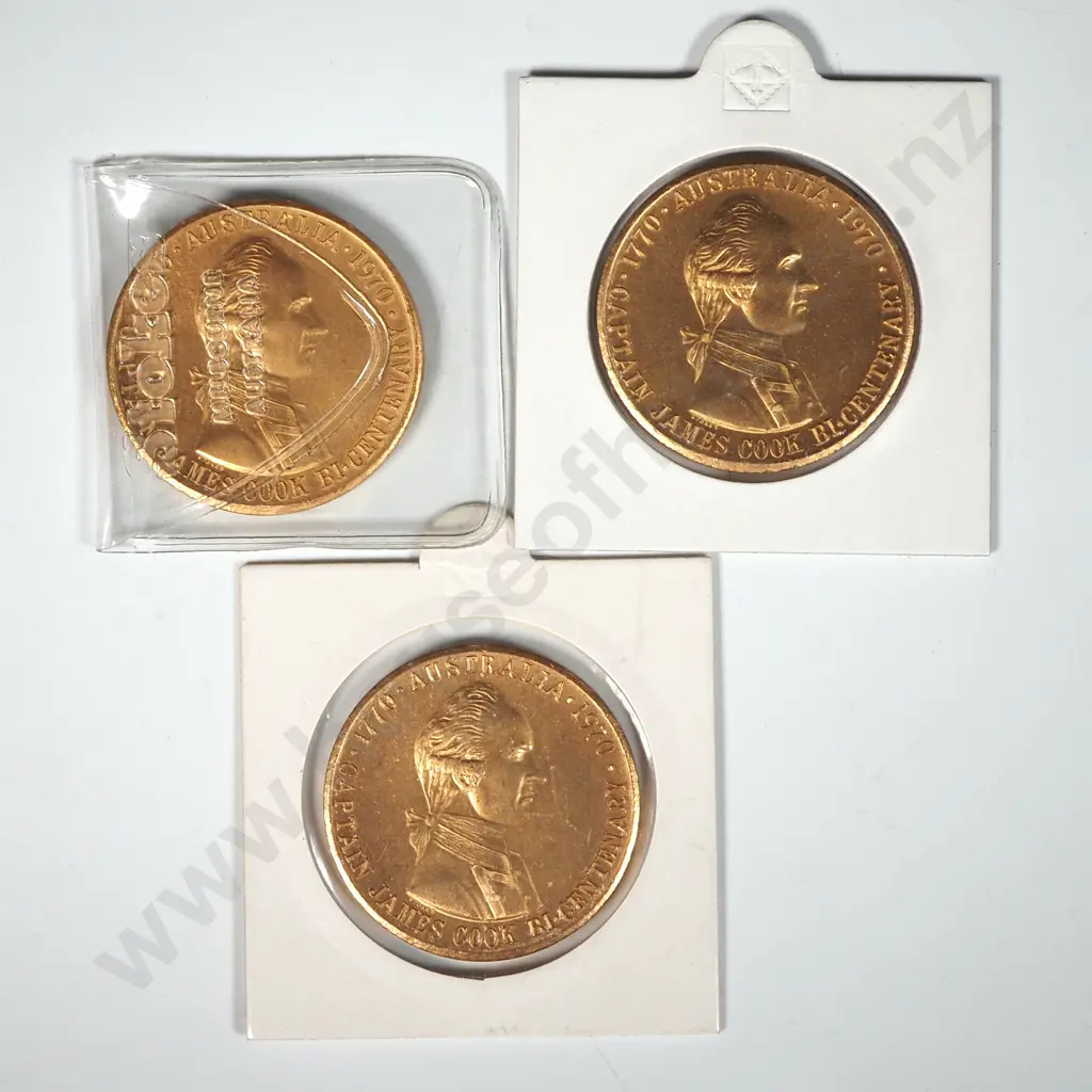 Three 1970 States Savings Bank of Victoria Tokens  Image 1++