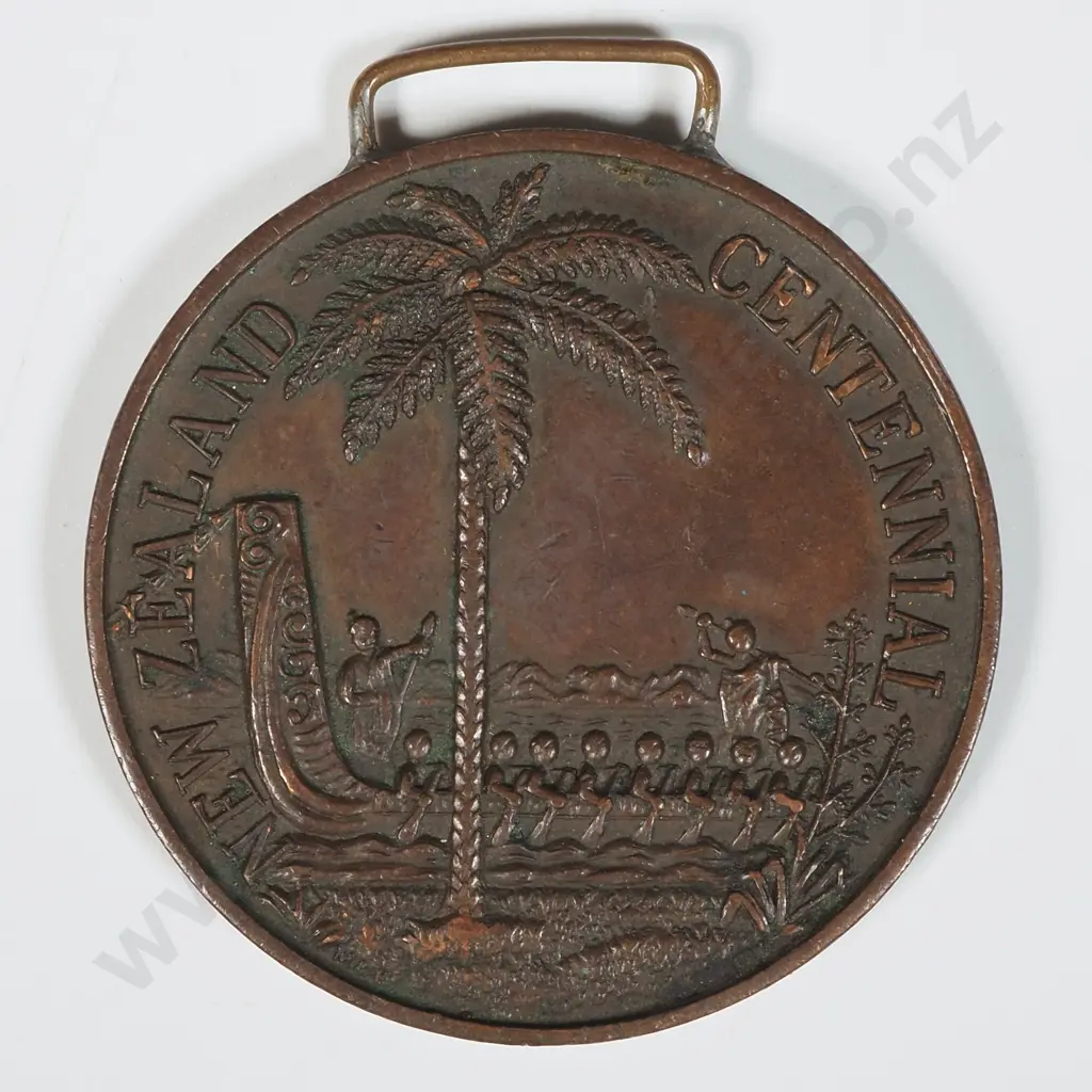 NZ Numismatic Society 1940 Centennial Medal  Image 1++