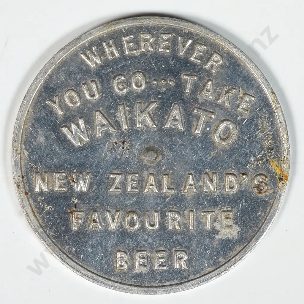 NZ Waikato Beer "You Pay" Spinner  Image 1++