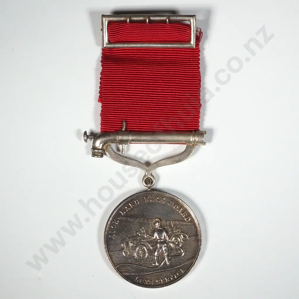 1966 UFBA Medal to R H Cleary - Auckland Fire Board - 44.25 Grams  Image 1++