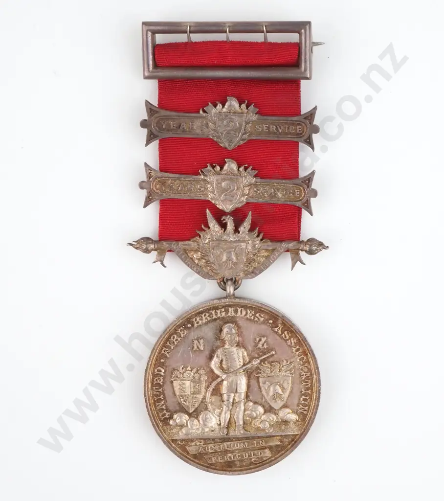 1883 UFBA Medal to Alexander Wilson - Wellington Municipal Fire Brigade - 51.47 Grams  Image 1++