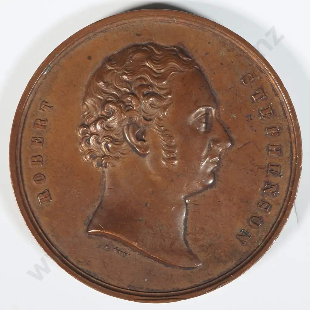 Substantial 1848-1850 Robert Stevenson Commemorative Medal - One of the UKS Most Important Engineers  Image 1++