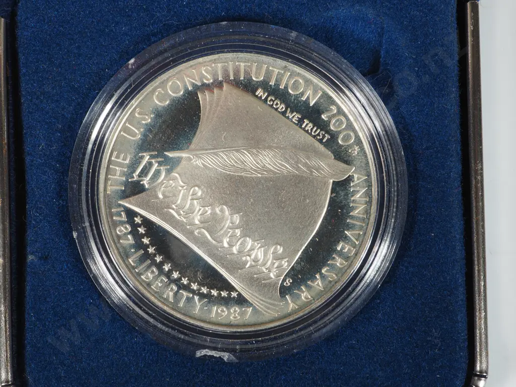 1987 United States Mint 26.73 Gram .900 Silver Coin  Image 1++