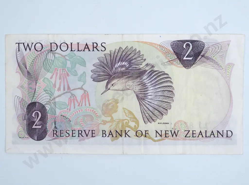 New Zealand Two Dollar Wilks Banknote Image 1++