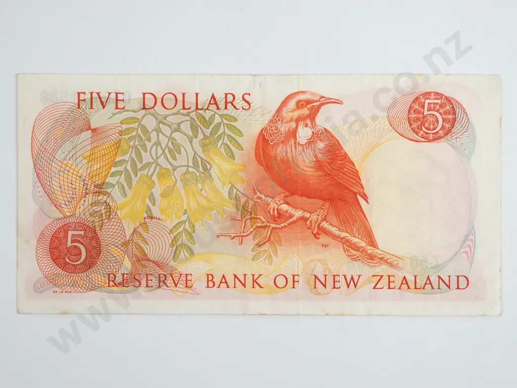 New Zealand Five Dollar Wilks Banknote Image 1++