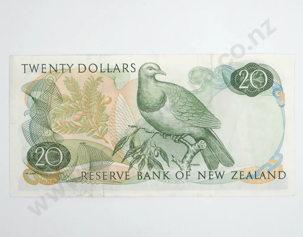 New Zealand Twenty Dollar Fleming Banknote First Prefix - Better Grade  Image 1++