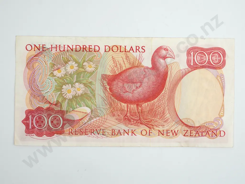 100 Dollar New Zealand Knight Banknote - G Prefix  Image 1++