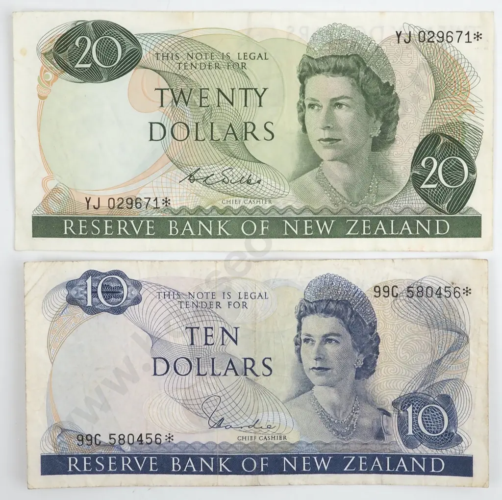 Wilkes 20 Dollar Star Banknote & Hardie Ten Dollar Star Banknote  Image 1++