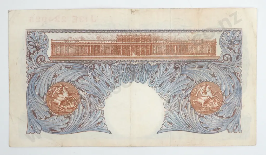 United Kingdom One Pound Peppiatt 2nd Period Banknote (1940-1948) - Better Grade Image 1++