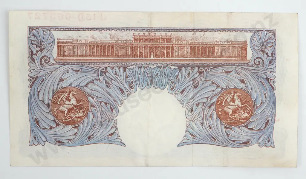 United Kingdom One Pound Peppiatt 2nd Period Banknote (1940-1948) - Better Grade Image 1++