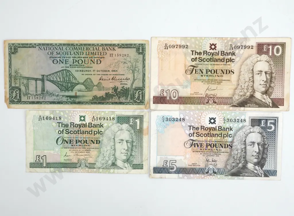 Assorted Scottish Banknotes  Image 1++
