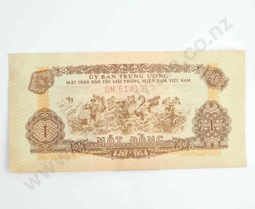 Vietnam One Dog Banknote  Image 1++