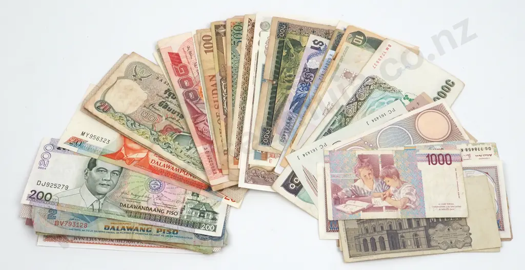 Approximately 40 Vintage World Banknotes  Image 1++