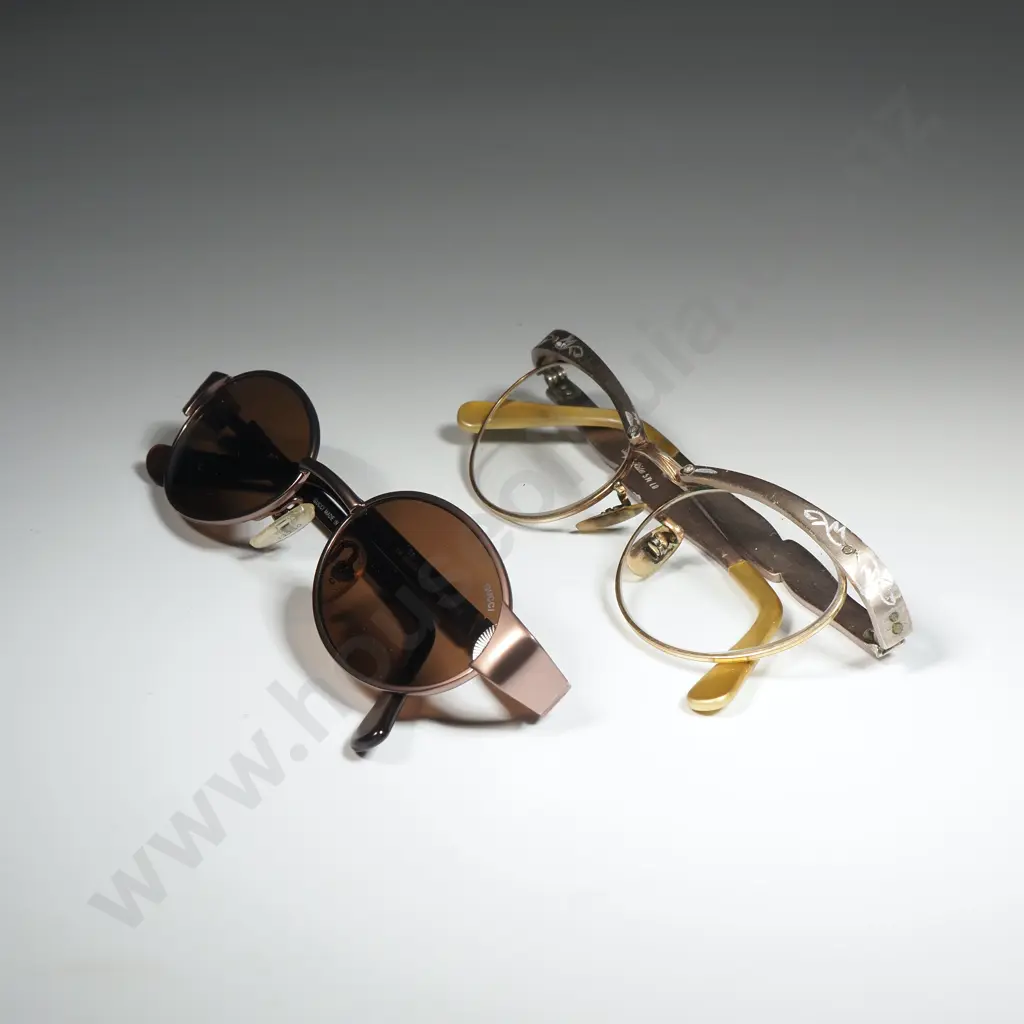 Vintage Pair of Gucci Sunglasses & A Pair Of Vintage Glasses  Image 1++