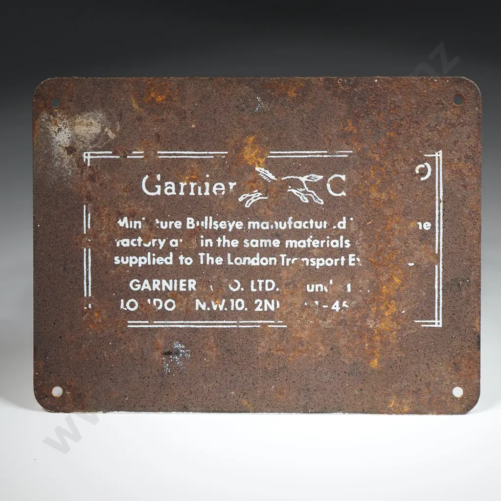 Vintage Enamel Painted Piccadilly Circus Sign 12cm by 9cm	 Image 1++