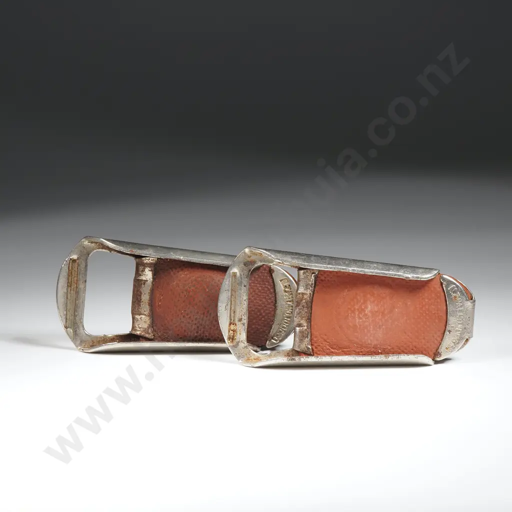 Two Vintage Bottle Openers - Castrol & H G Dawson Butcher in Manurewa & Papatoetoe  Image 1++