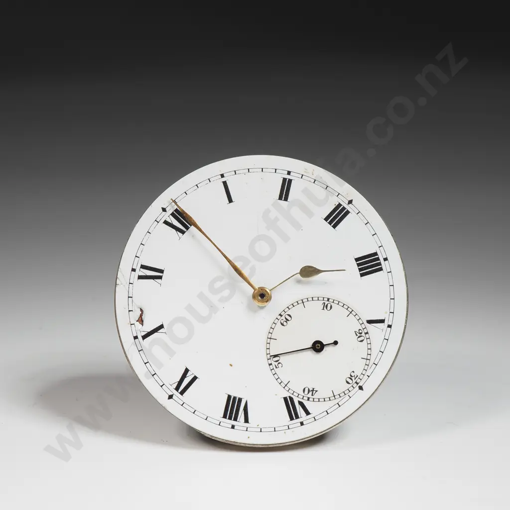 Rolex Pocket Watch Movement With Enamel Face Image 1++