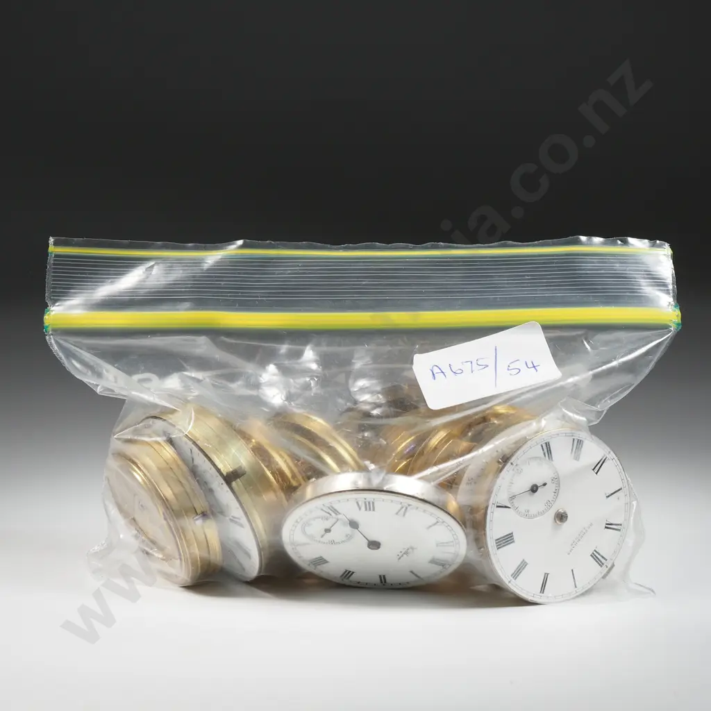 Assortment Of Mens Pocket Watch Movement & Dials  Image 1++