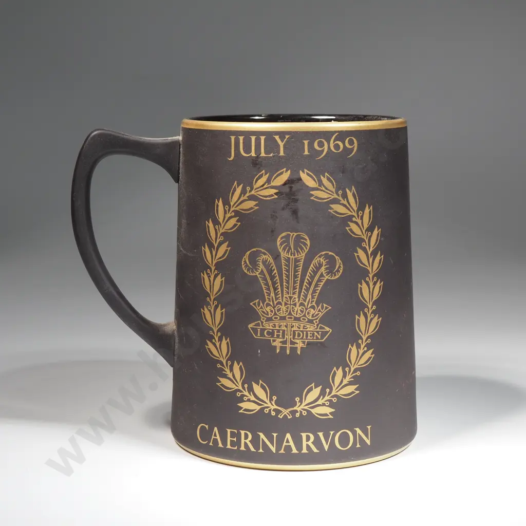 Wedgwood Commemorative Mug - The Investiture Of HRH The Prince Of Wales, Caernarvon 1969 Image 1++