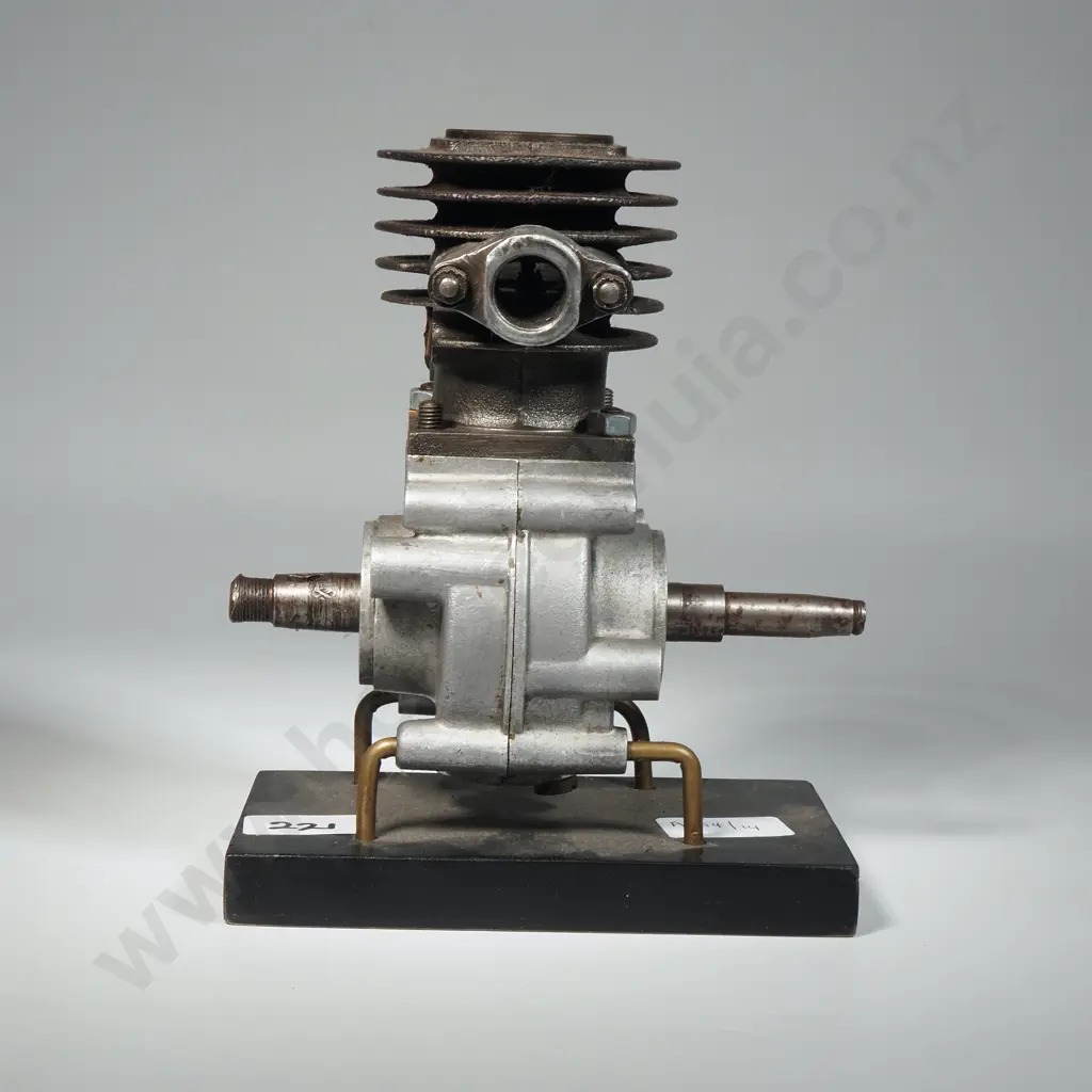 JAP Engine Missing Head Mounted On Stand.  Image 1++