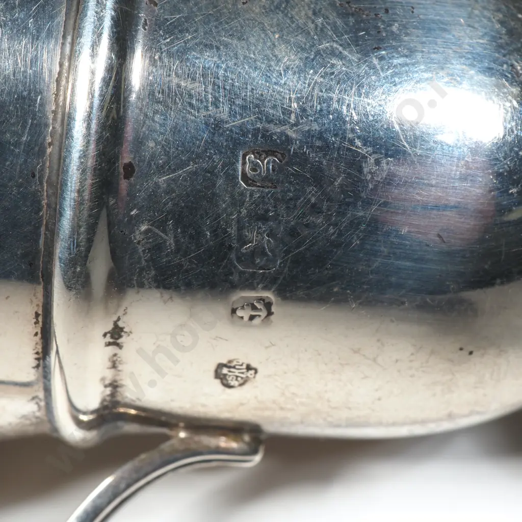 Sterling Silver Helmet Shaped Jug. Birm 1906 Image 1++