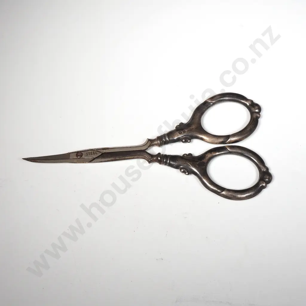 Antique Sterling Silver Scissors  Image 1++