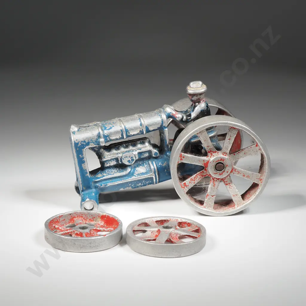 Fordson Funho Blue Tractor W Red Wheels. A/F Image 1++