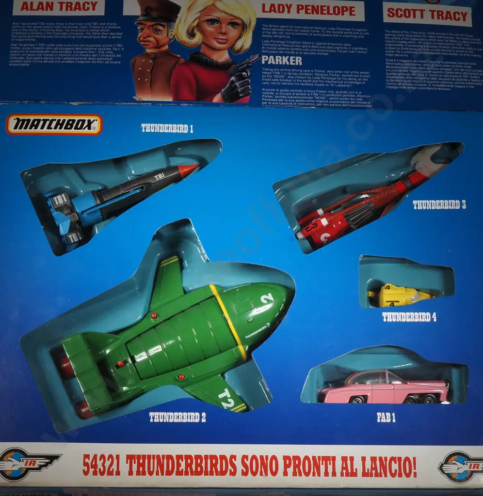 Boxed Matchbox Thunderbirds Rescue Pack. Complete. MIB  Image 1++