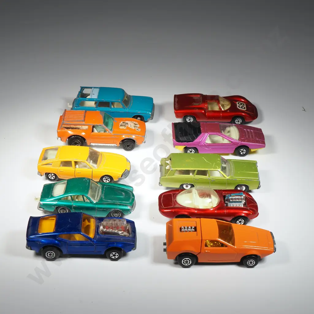 Ten Mixed Matchbox Vehicles: Cars Image 1++