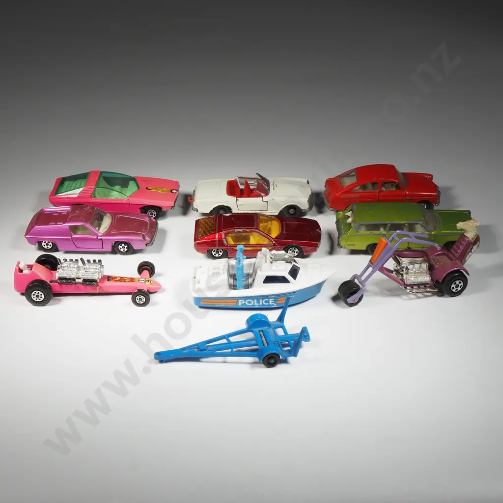 Ten Mixed Matchbox Vehicles Image 1++