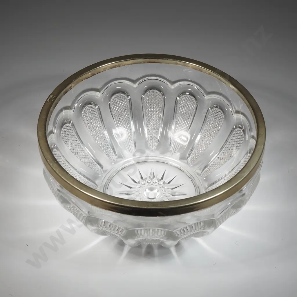 Royal Tour Glass Plate, For Auld Lang Syne Glass Plate, Glass ER Plate & Chrome ER Tray & A Bowl Image 1++