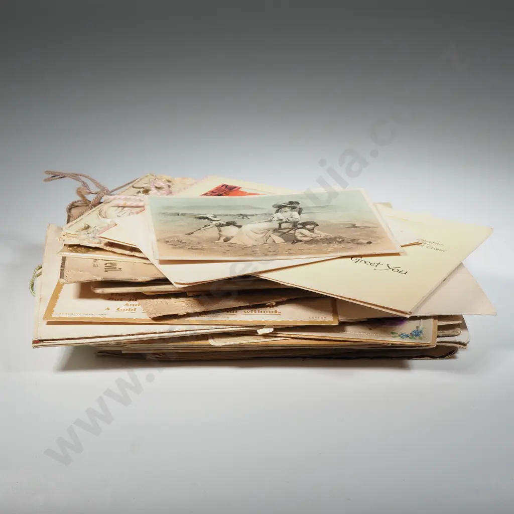 Collection of Vintage Greeting Cards including Christmas Cards & Birthday Card Image 1++
