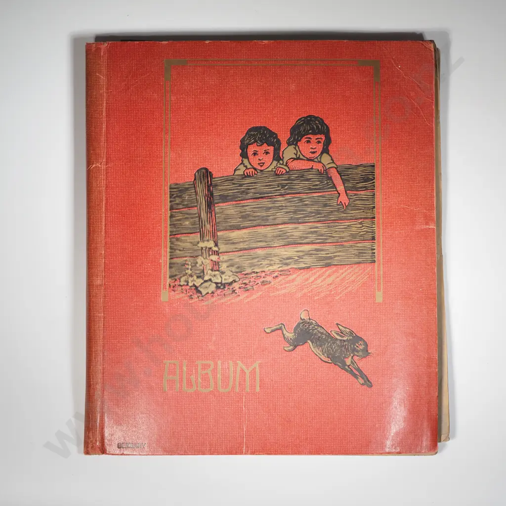 Vintage German Album Containing A Quantity Of Post Cards  Image 1++